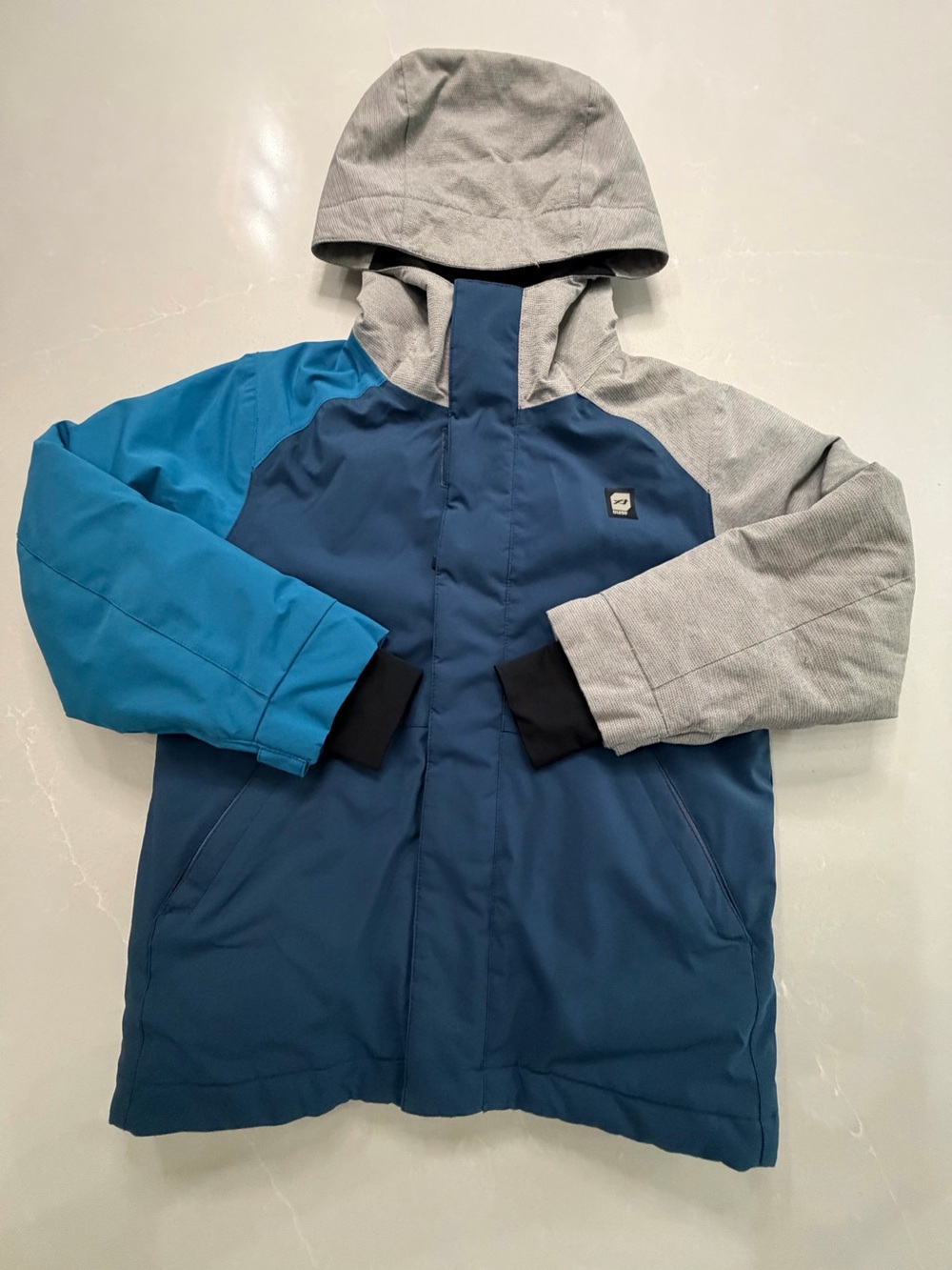 Orage Youth Size 7 Kids XS Ski Snowboard Jacket Grey Tech Outerwear